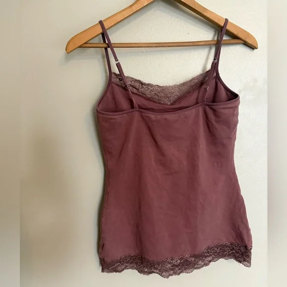 Express Light Purple Best Loved Bra Cami with Lace Trim - Picture 3 of 8